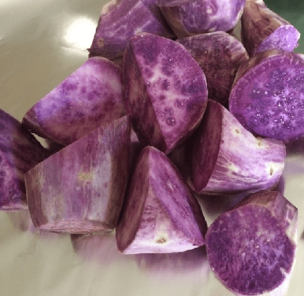 blue sweet potatoes